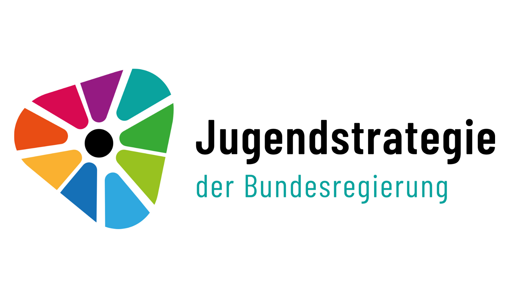 Die Abbildung zeigt das Logo der Jugendstrategie der Bundesregierung © Deutsche Bundesregierung