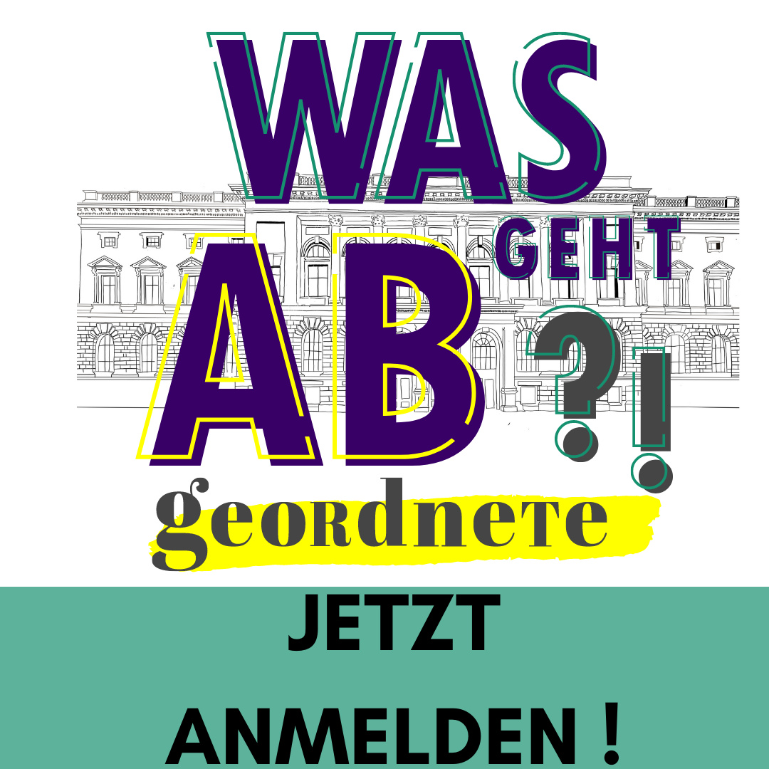 "Was geht Abgeordnete?! JETZT ANMELDEN!"